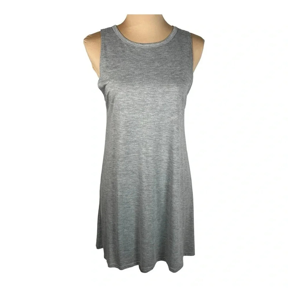 BILLABONG GRAY SLEEVES DRESS MEDIUM‎